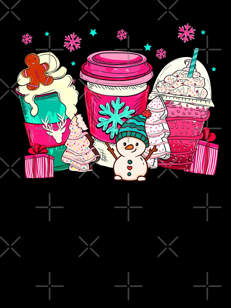 Pink Christmas Latte Coffee Wine by Sweet-A-Dsignz