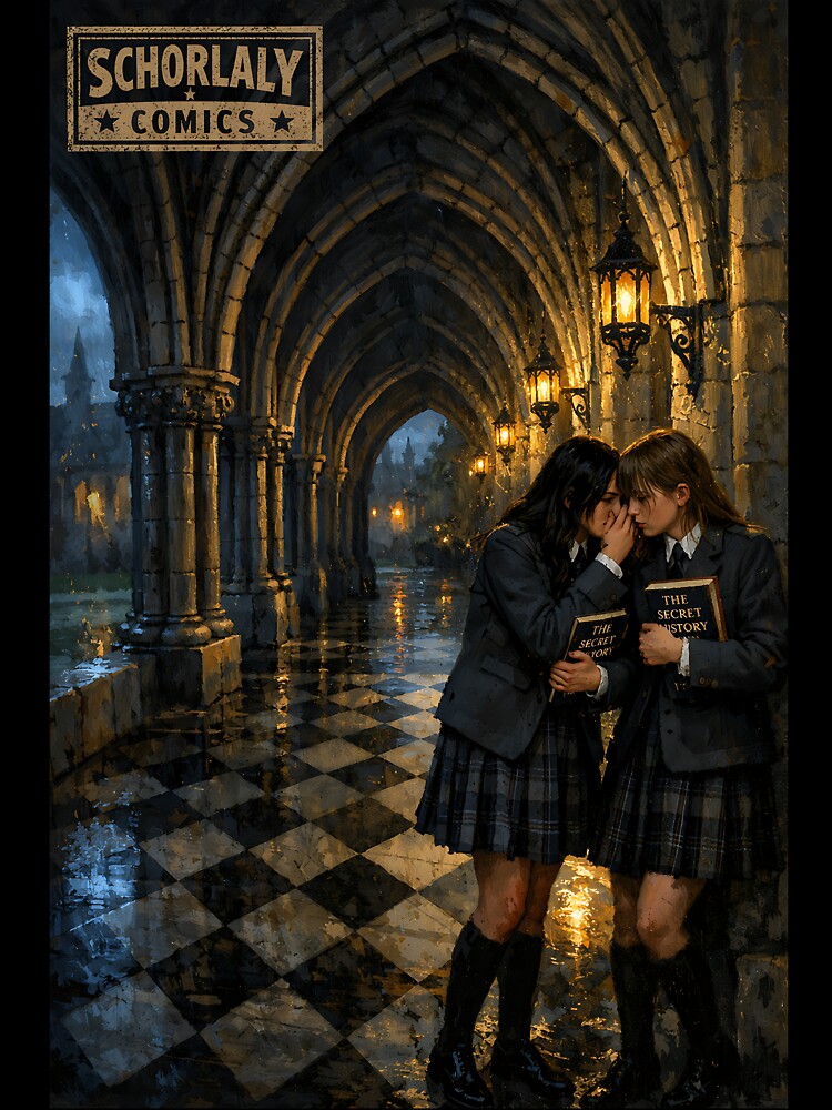 The Cloister of Secret Societies - Dark Academia by bapupa