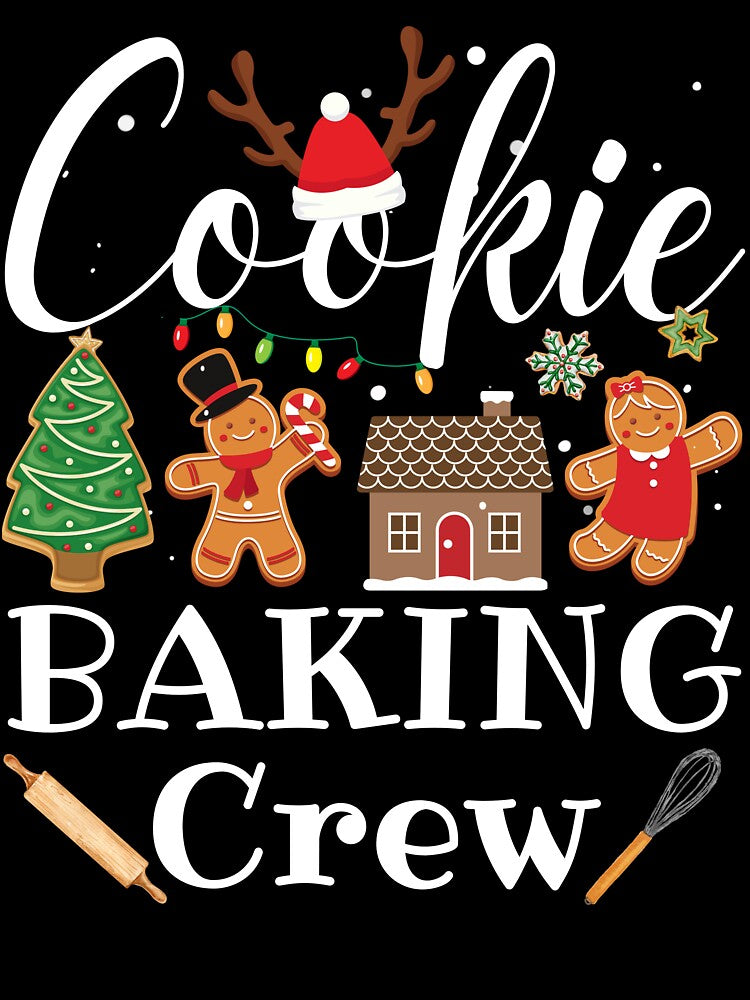 Christmas Cookie Baking Crew Holiday Fun by HappyBright