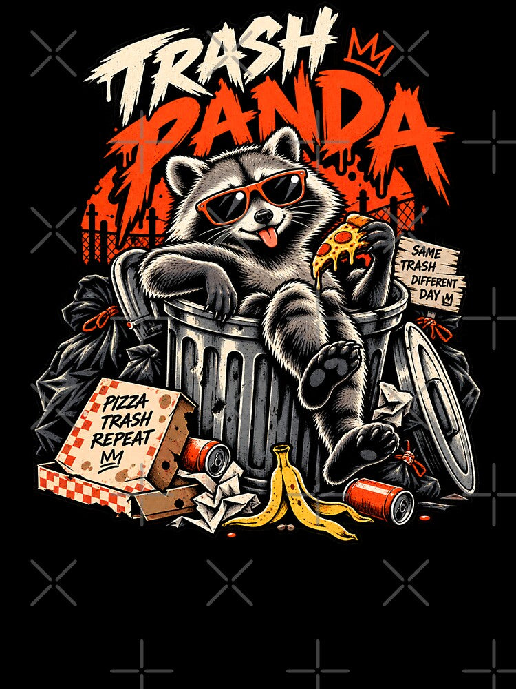 Trash Panda Raccoon Garbage King Funny Animal by Pandaburba