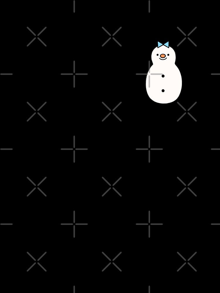 Cute Snowman with Bow by FreshPond