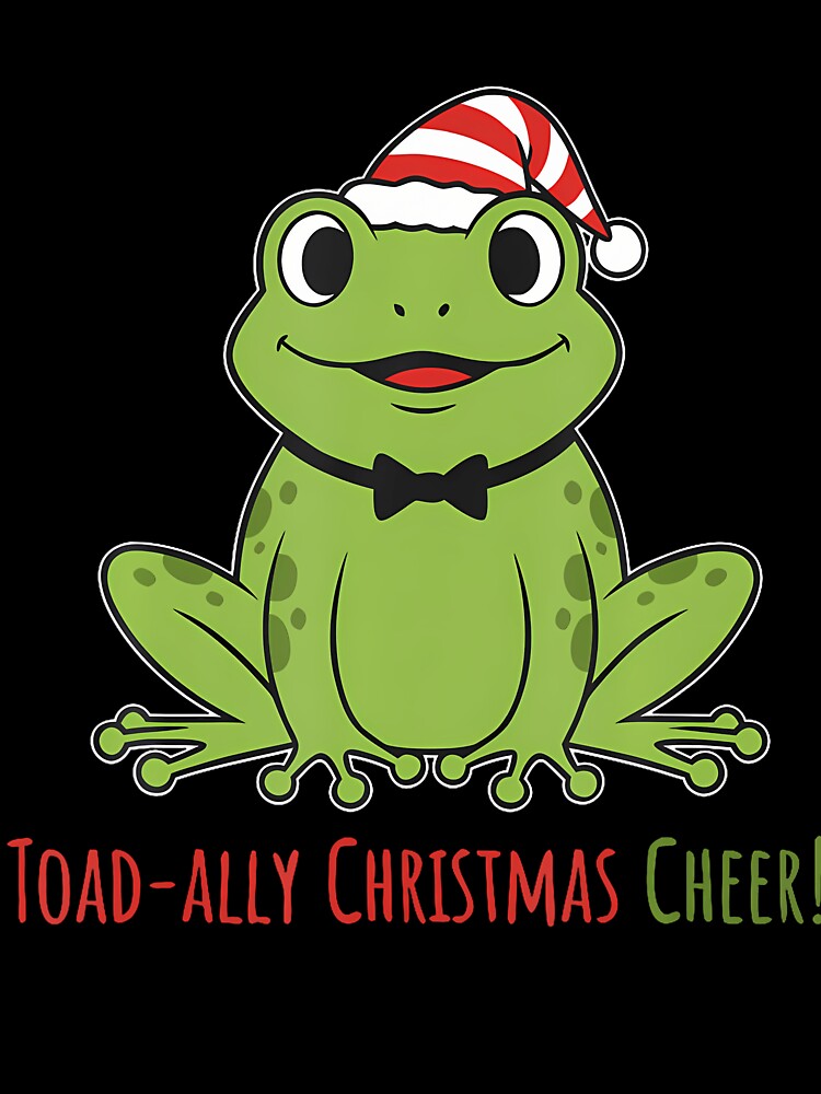 Frog Lover Toad-Ally Christmas Cheer Cute Amphibian Costume by KellyJudith