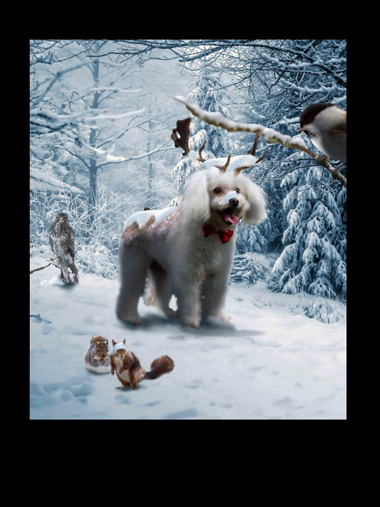 Winter Tree Dog by Dorothy Dempsey