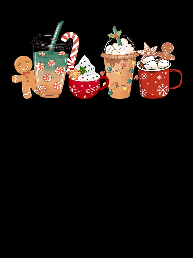 Cute Christmas Coffee Cup Design by billionairebrnd