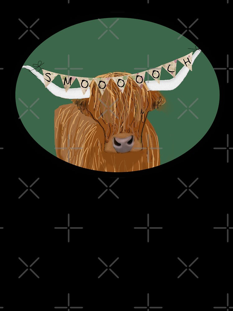 Sottish Highland Cow Smoooch by Amy Hadden