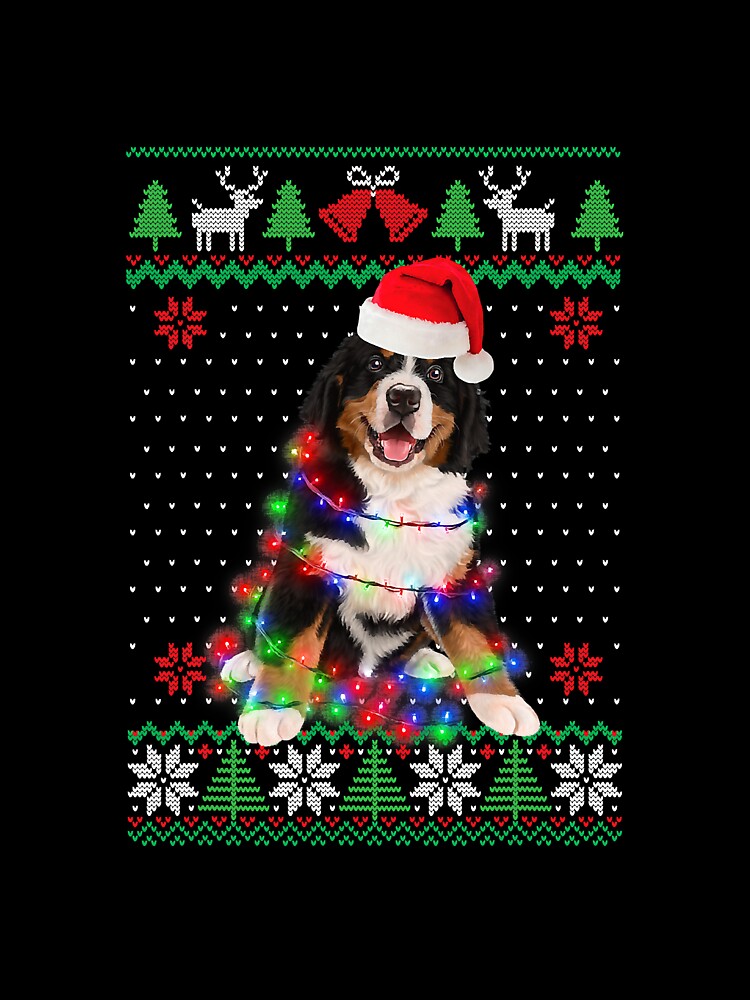 Mountain Dog Uglyer Christmas Puppy Dog by thailam4598