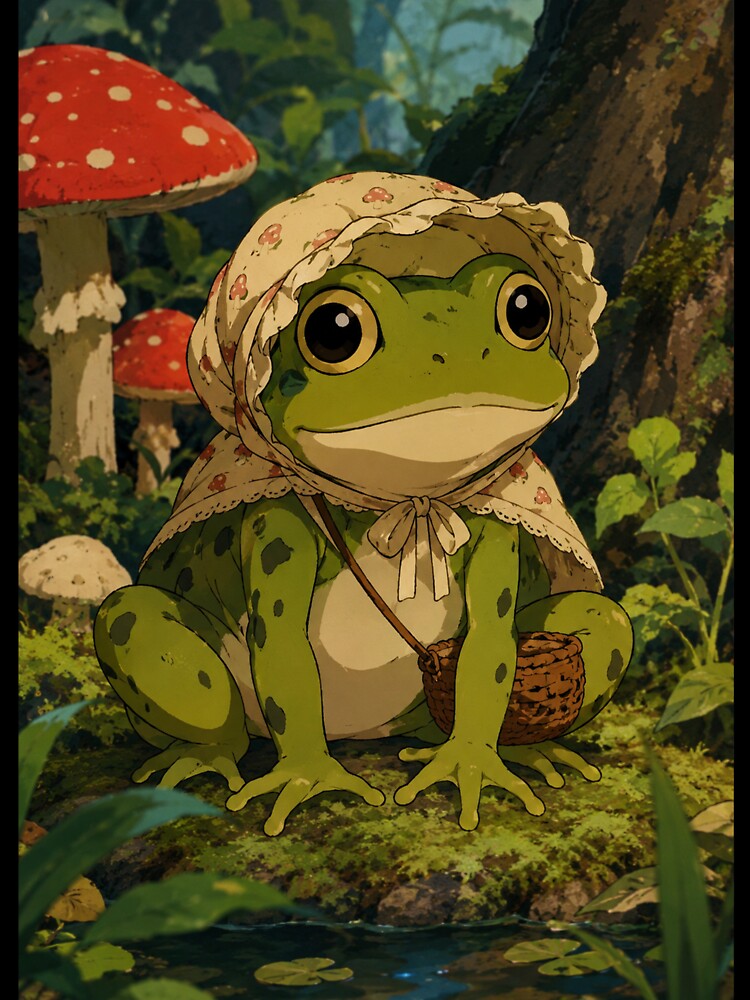 Mushroom Cottage Frog by bapupa