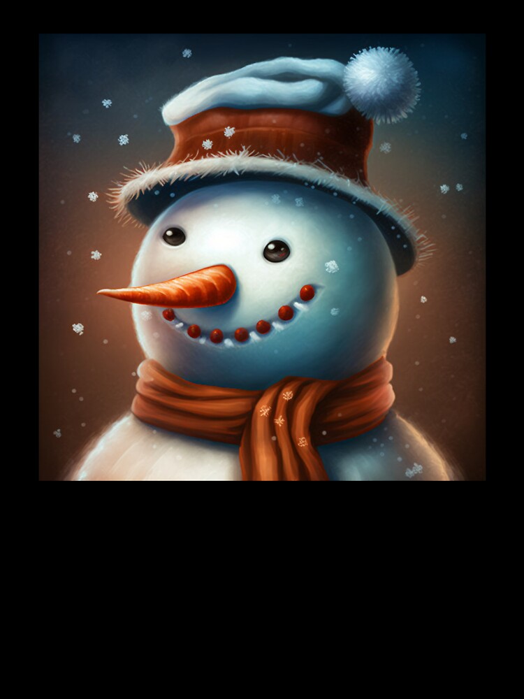 Cute snowman by designmetaspace