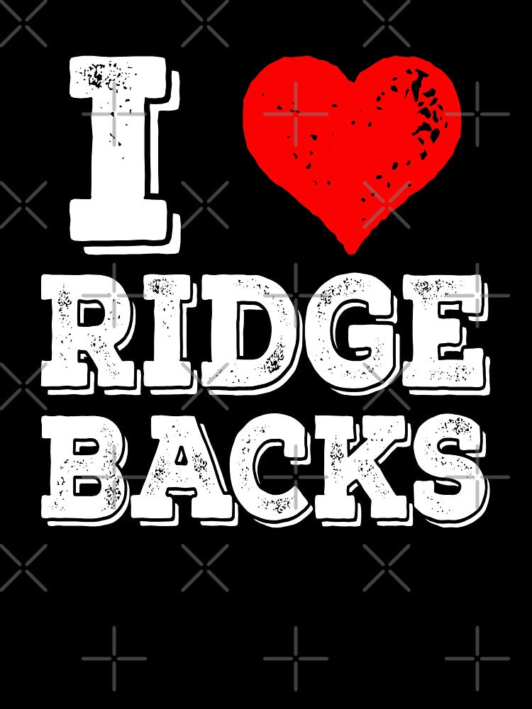 Love Rhodesian Ridgebacks Western Country Southern Distressed by Guarddogdrive
