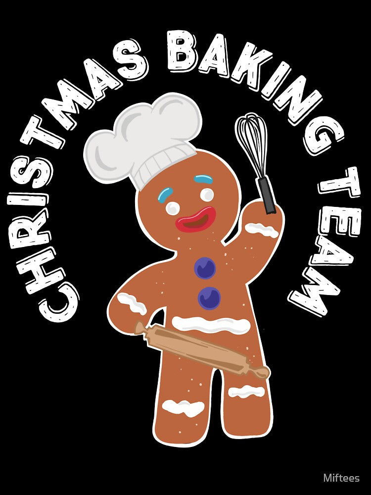 Christmas Baking Team Gingerbread Man by Miftees