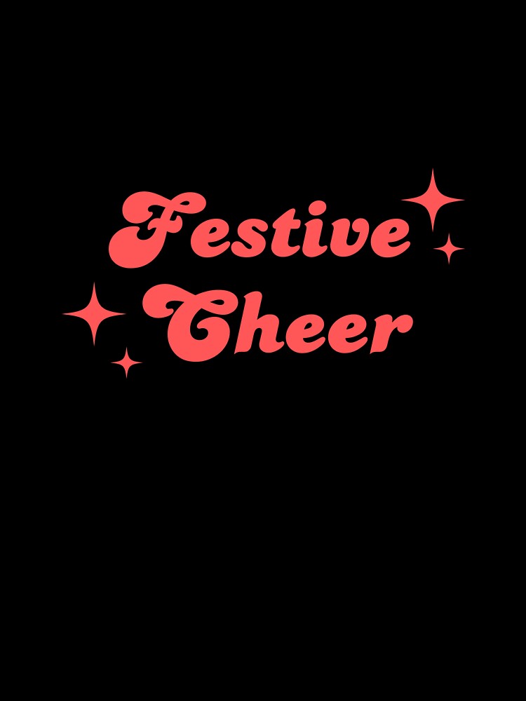 festive cheer retro red script by mariana83