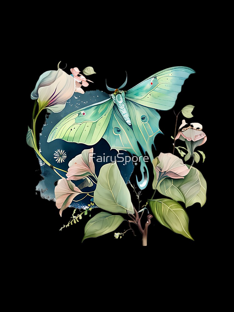 Dreamy Moth by FairySpore