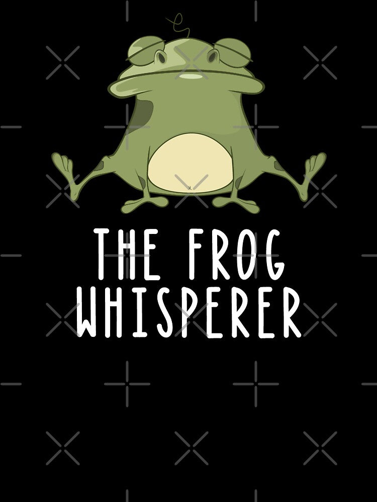 The Frog Whisperer Cute Funny Toad by MasartDesigns