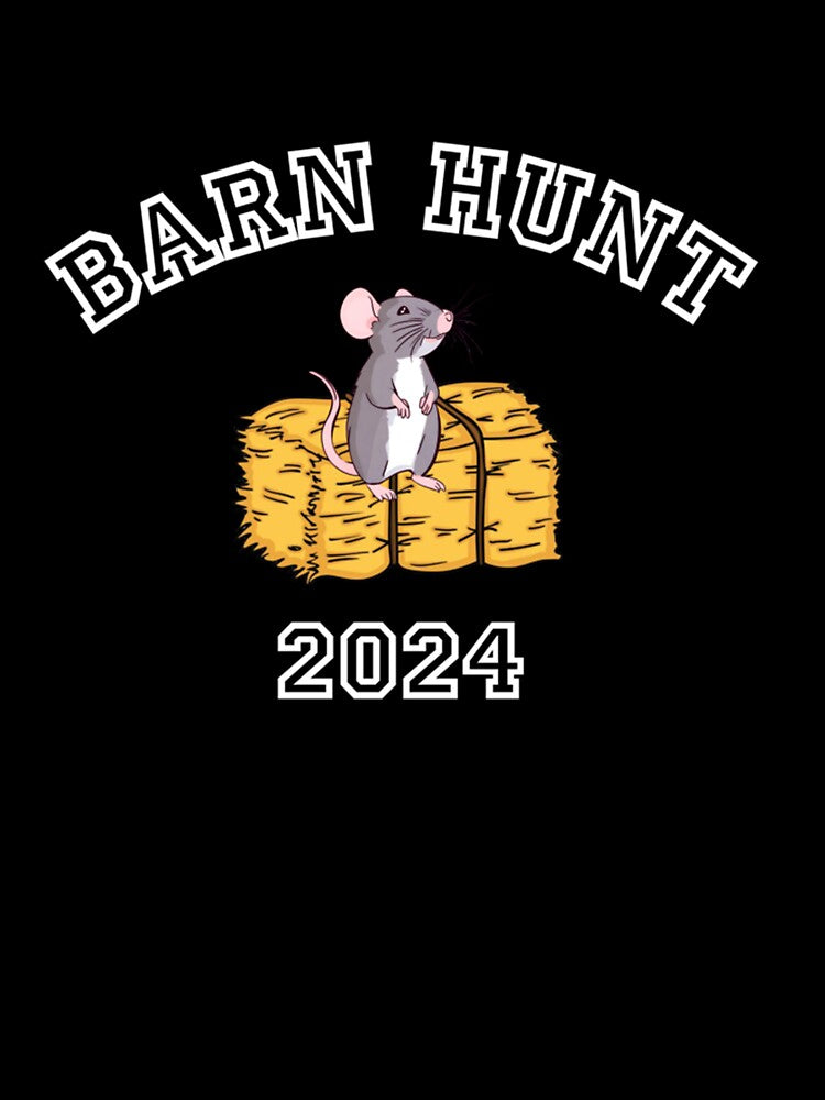 Barn Hunt Lover - Barn Hunt 2024 with cute rat and hay bale by taaddison50