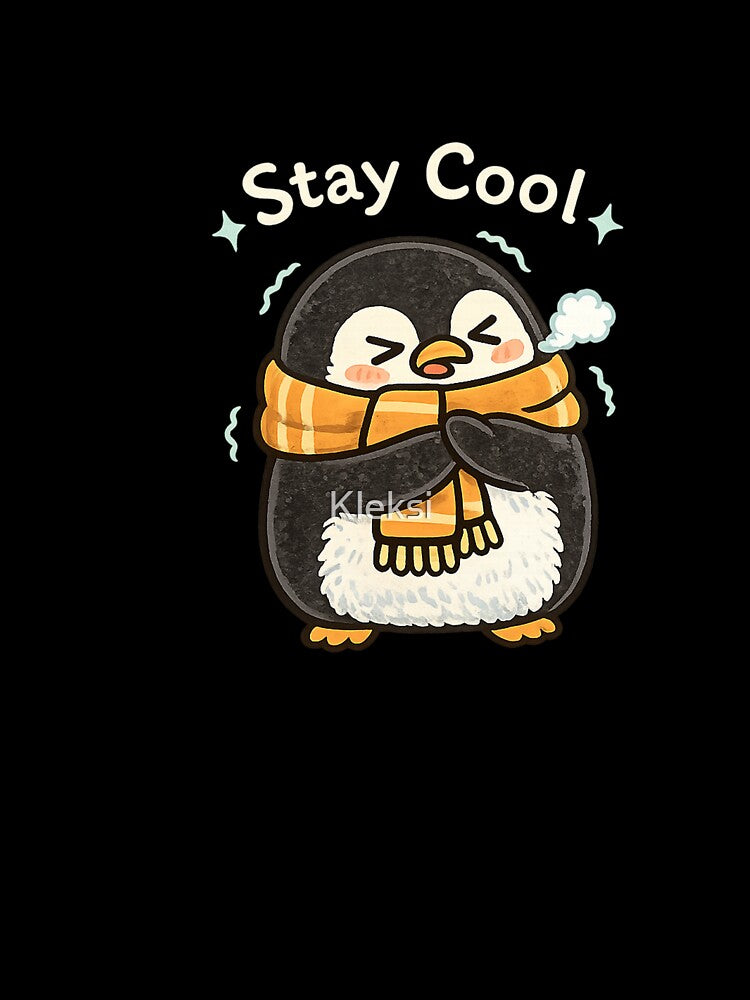 Stay Cool Cute Penguin Winter by Kleksi