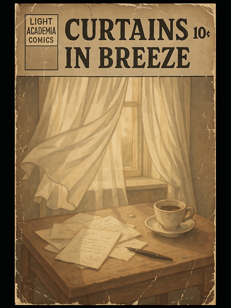 Soft Light Academia: Curtains in breeze by bapupa