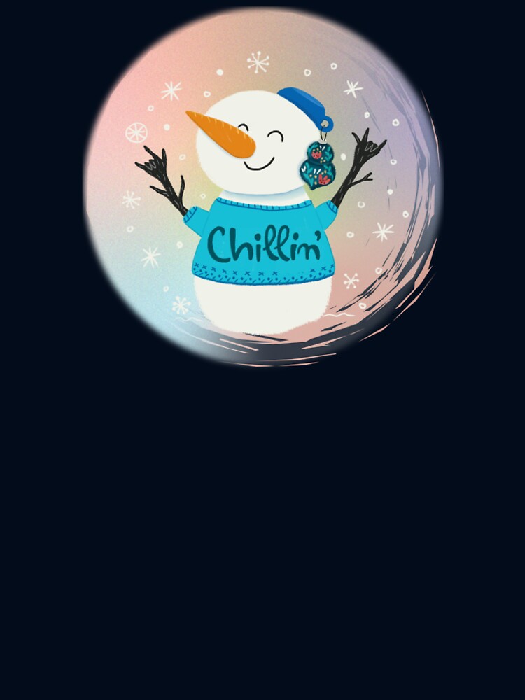 Cute Chilled Snowman by Bianca Nita