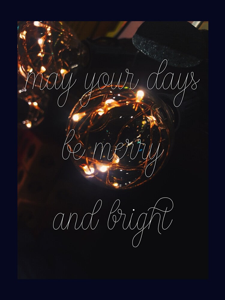 Merry And Bright Greeting Card by lliquegebrabt
