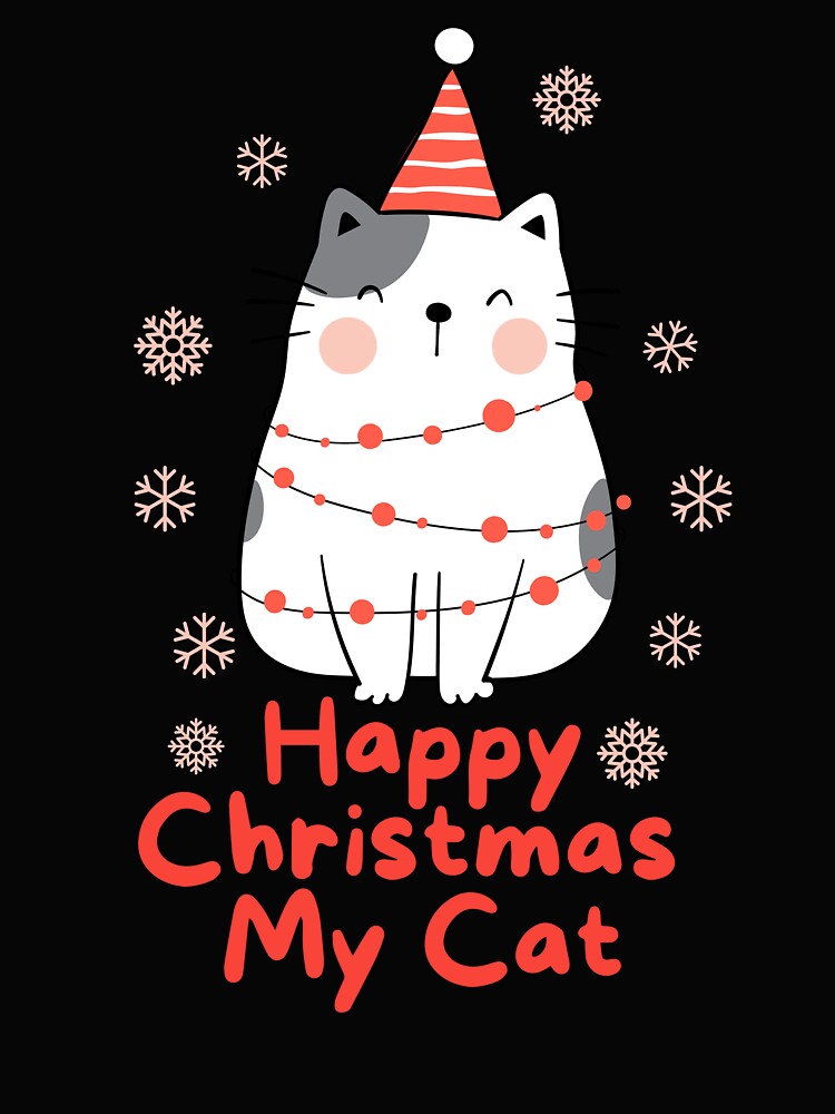 Happy Christmas Cat Shirt for women And Man/christmas cat/happy christmas by Festive Tees Hub