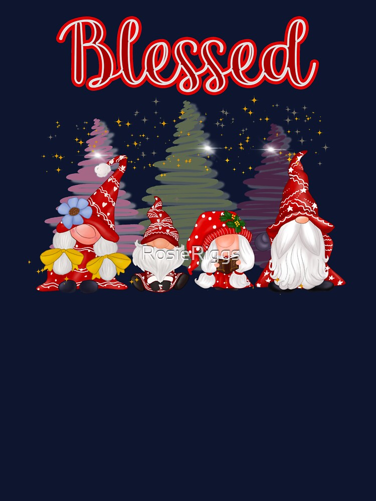 Cute for Christmas - Blessed Gnomes by RosieRiggs