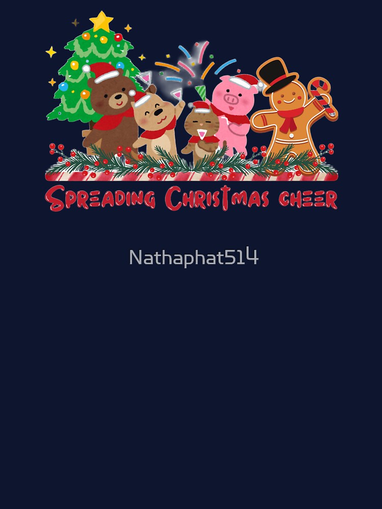 Cute Animals Spreading Christmas Cheer Celebration by Nathaphat514