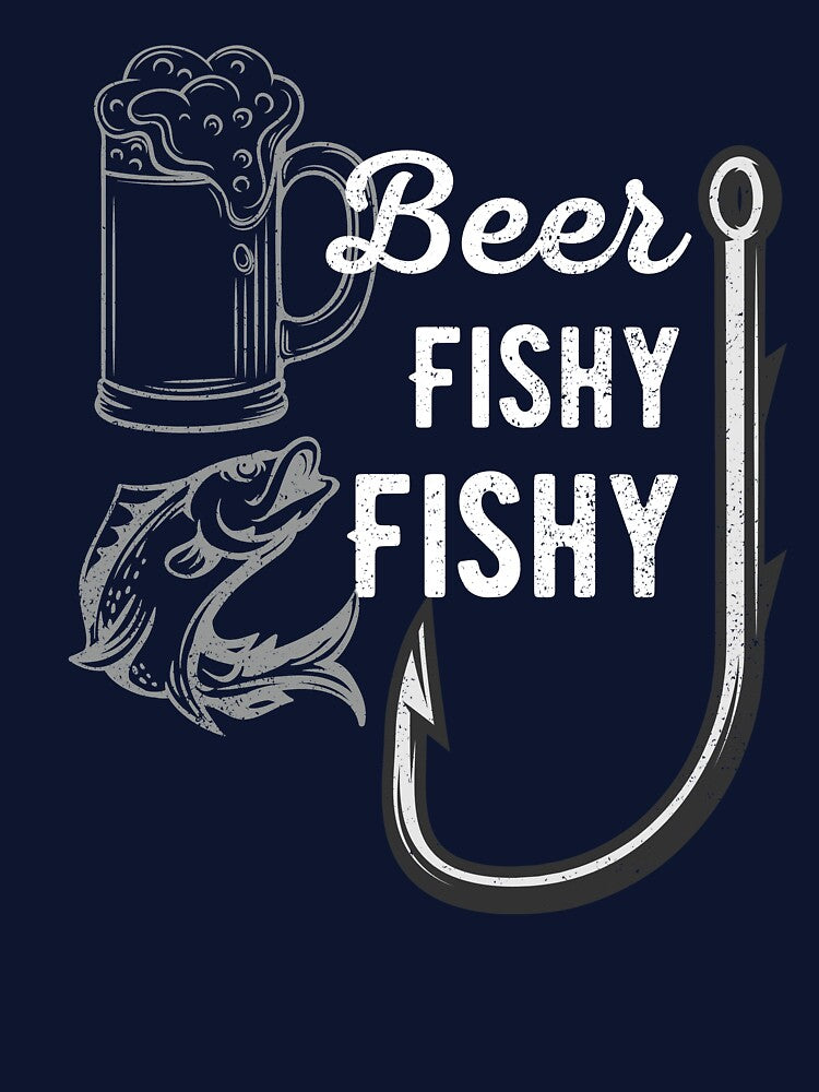 Beer Fishy Fishy Funny Fishing Gift by NostalgicLatin
