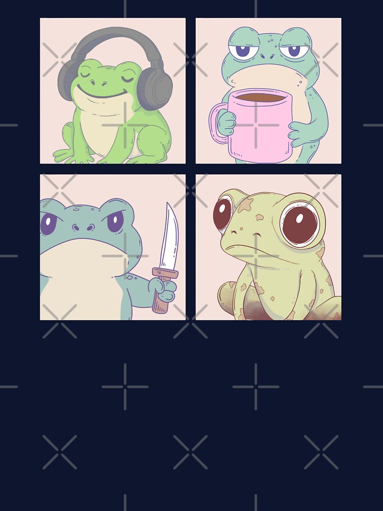 Chaotic Frog Mood Chart – From Zen to Unhinged by Jess.a.creates