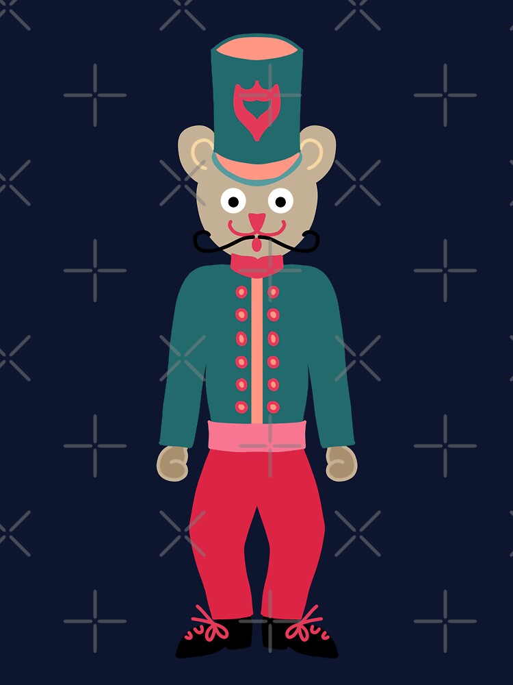 Teddy Bear Nutcracker Christmas Cream by FrancesPoff