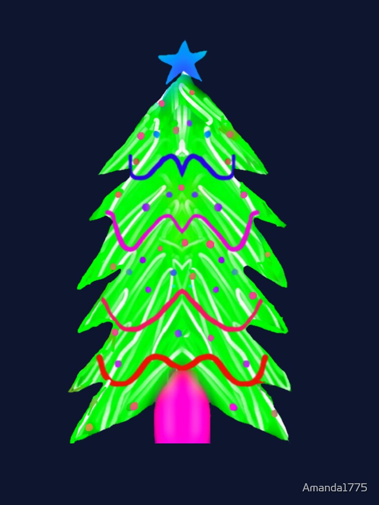 Neon Christmas Tree by Amanda1775