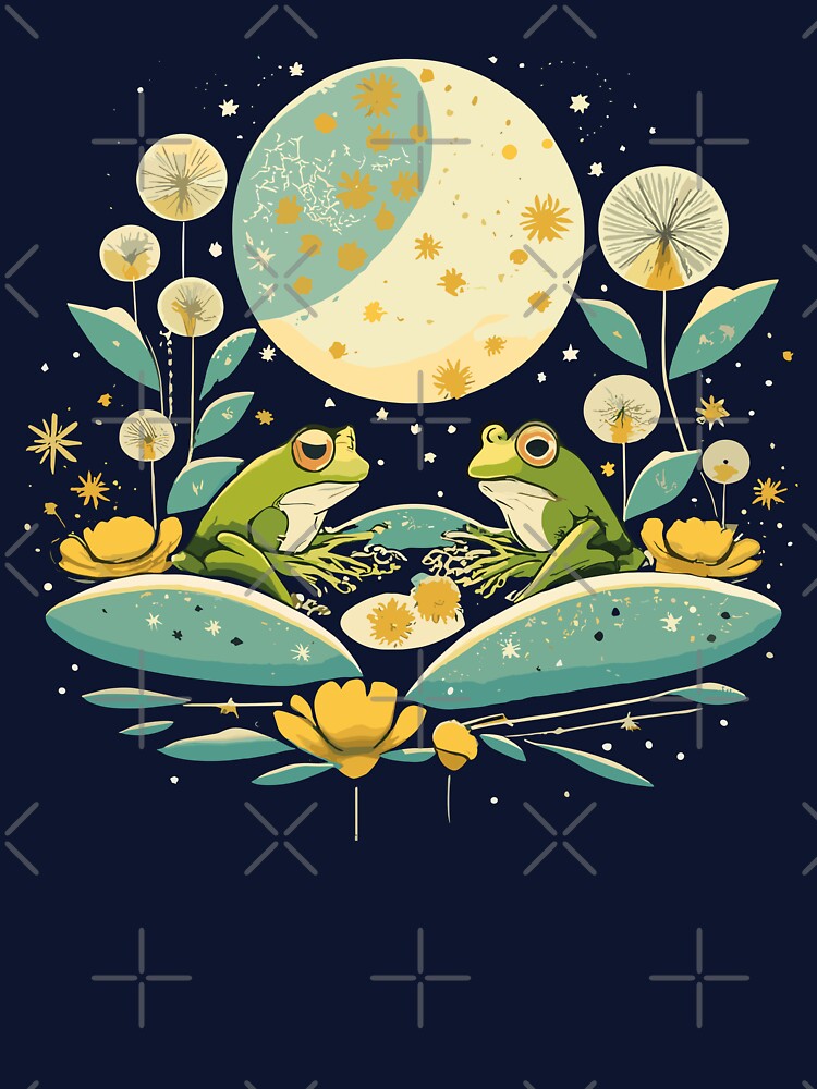Froggy Winter Dandelion by VoyteksDesigns