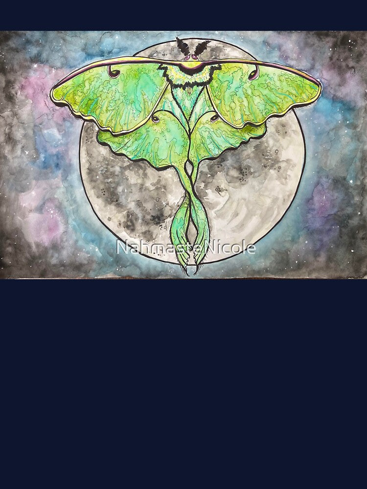Galaxy Luna Moth by NahmasteNicole