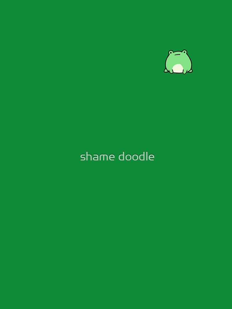 Tiny Frog - Original Hand Drawn Miniature by shame doodle