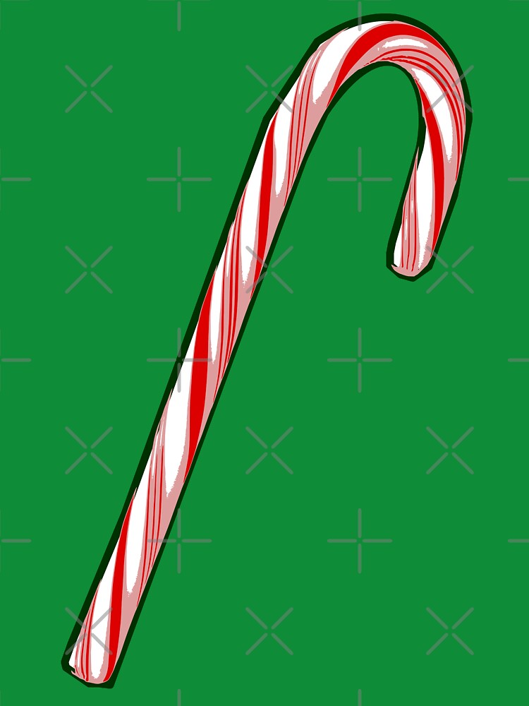green christmas candy cane by Gossip Rag