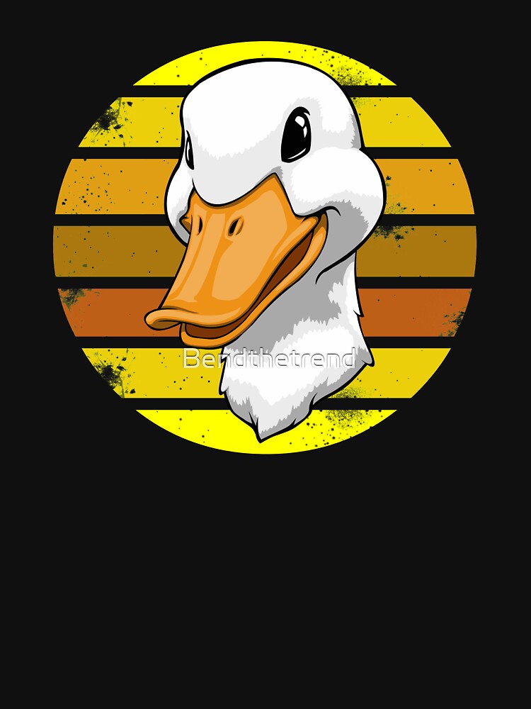 Duck Head Retro Funny Water Ducklings by Bendthetrend