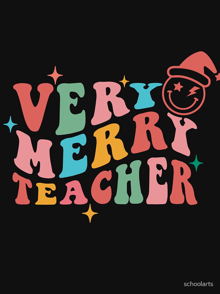 VERY MERRY TEACHER (color) by schoolarts