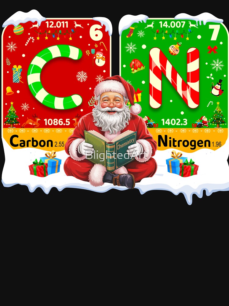Six Seven Funny Ugly Christmas Shirt for Chemistry Lover by BlightedArt