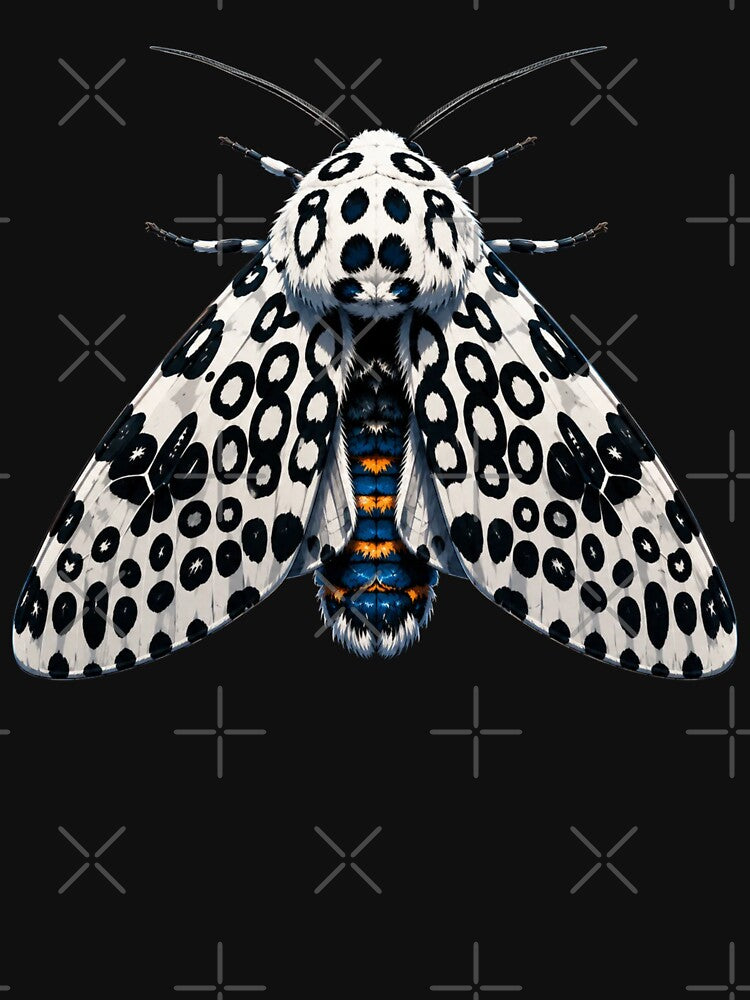 Giant Leopard Moth Hypercompe scribonia Anime Style by Harpagann