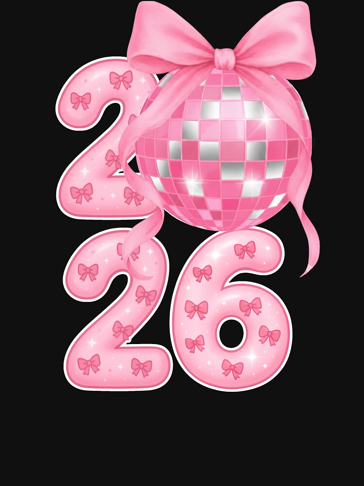Pink Coquette Disco Ball 2026 Design by Alexisdesignco
