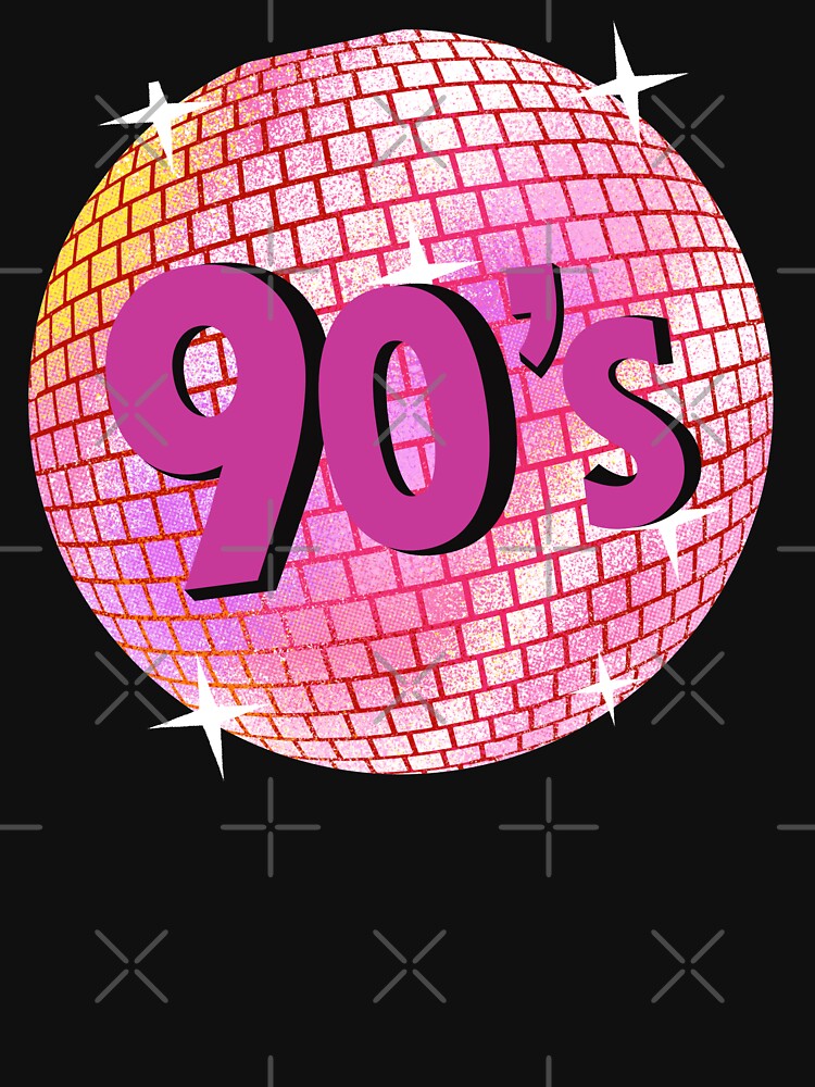 Sparkling 90s Disco retro mirror ball by Quacktails