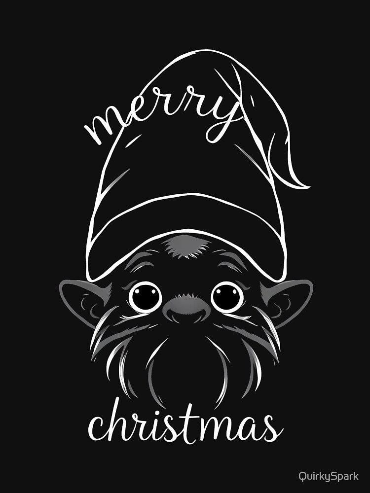 Merry Christmas Gnome, minimalistic by QuirkySpark