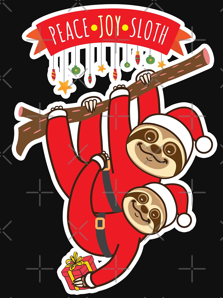 PEACE JOY SLOTH by plushism