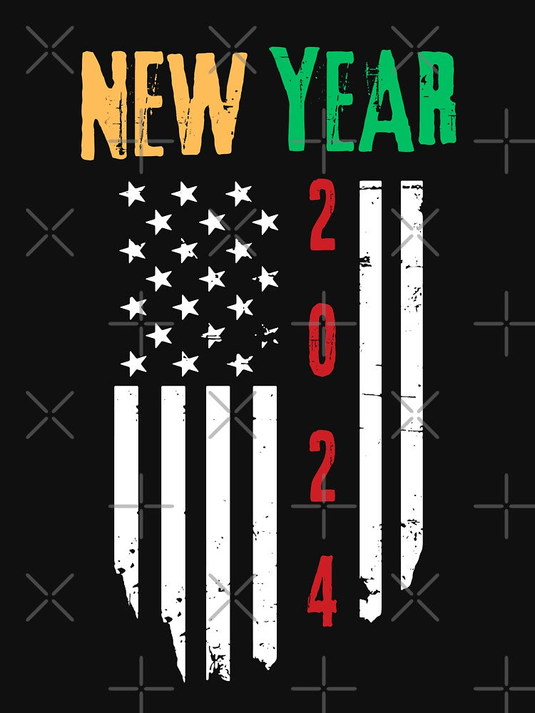 Class of 2024 Graduation - American Flag - Class of 2024 by first-shirt ⭐ ⭐ ⭐ ⭐ ⭐