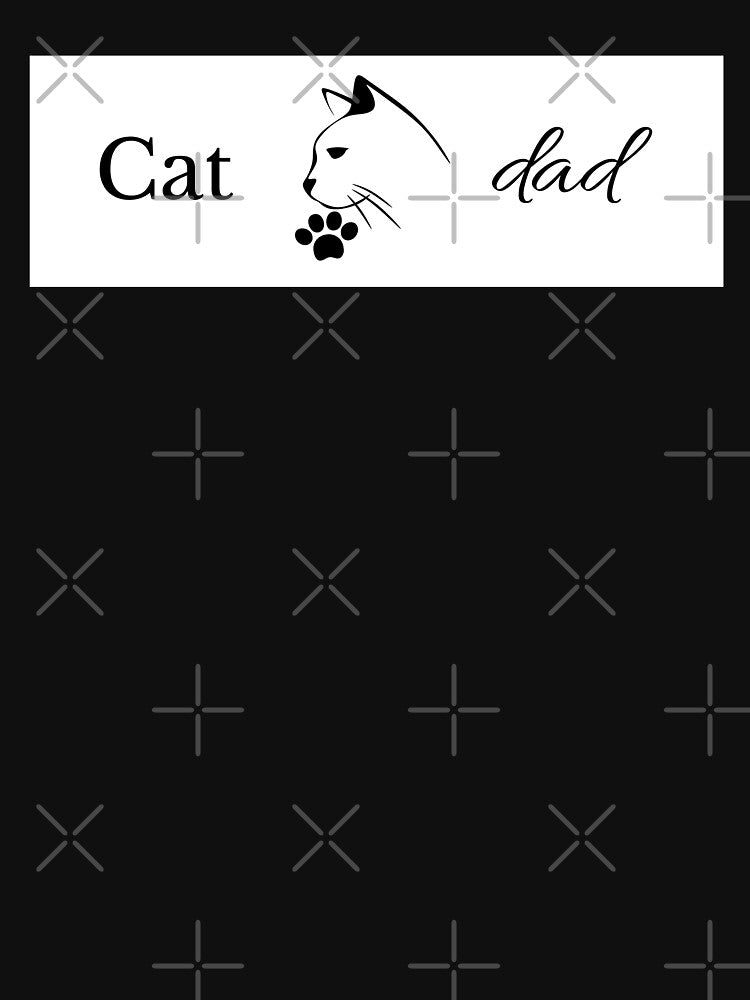 Cat dad ( Design with white background ) by Agit