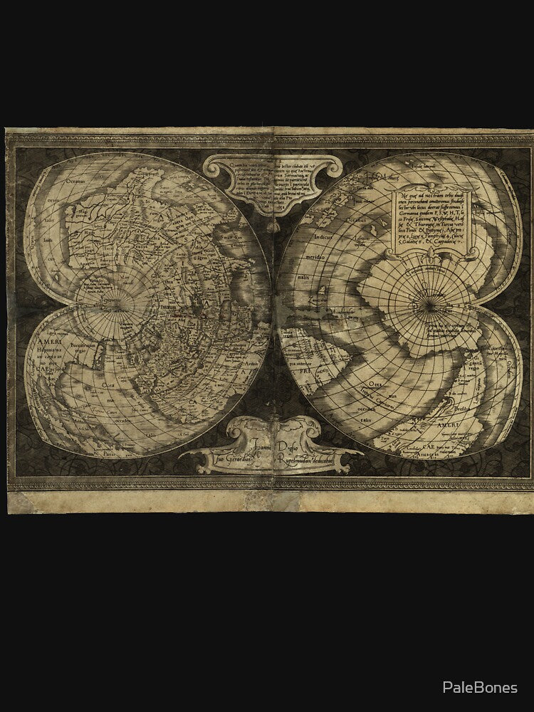 Vintage World Map by PaleBones