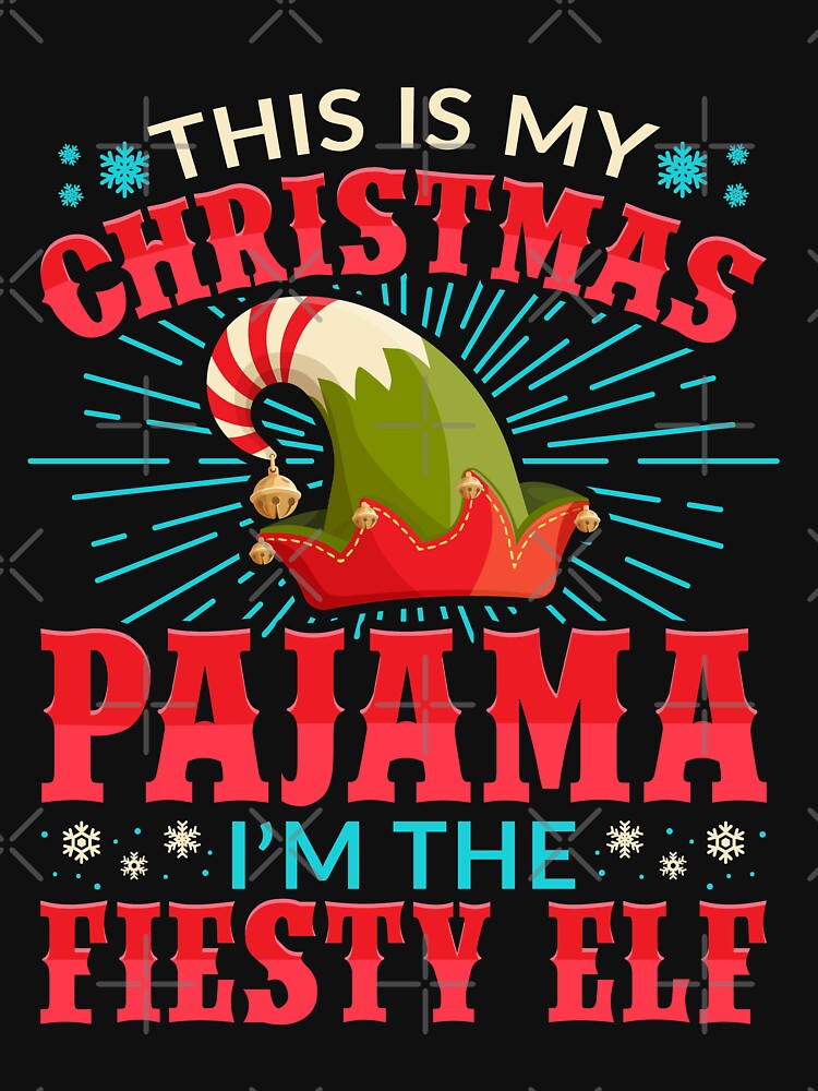 fiesty Elf Matching Family Christmas Costume by Hananiah Merch