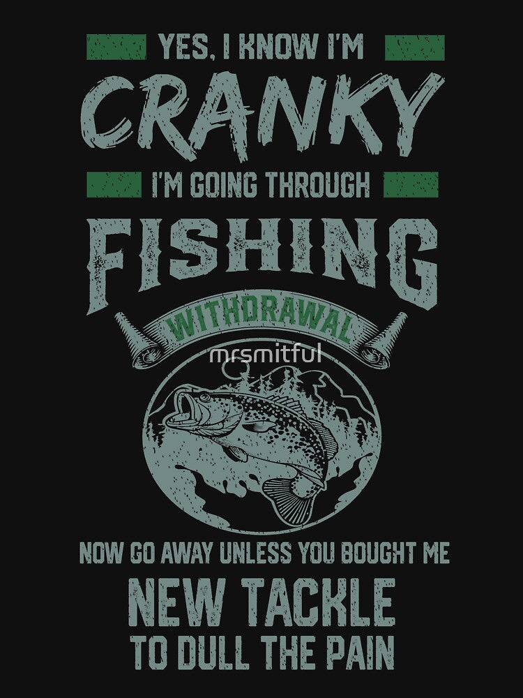 Bought Me New Tackle To Dull The Pain - Funny Fisherman Ice Fly Gone Bass Fishing by mrsmitful