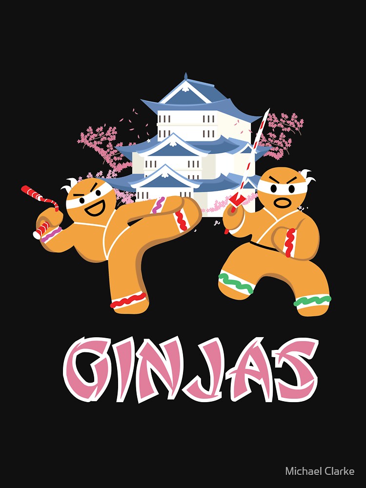 Ginjas Gingerbread Ninjas Funny Christmas by Mikeyy109