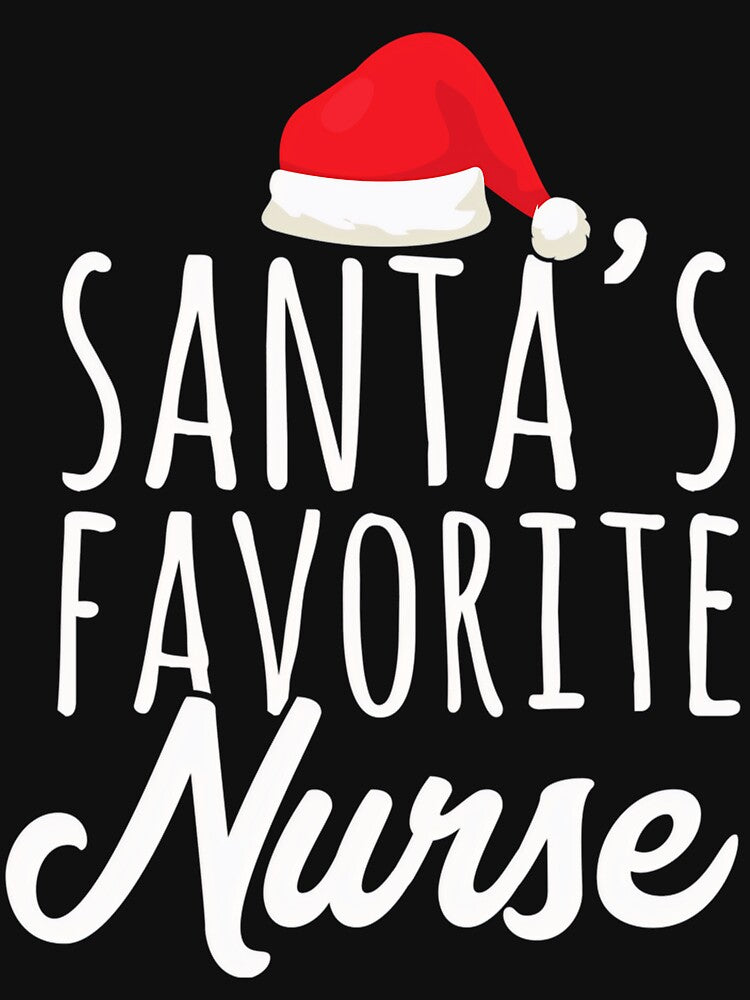 Retro Classic Favorite Vintage Nurse Santas Christmas Merry by Olincristie