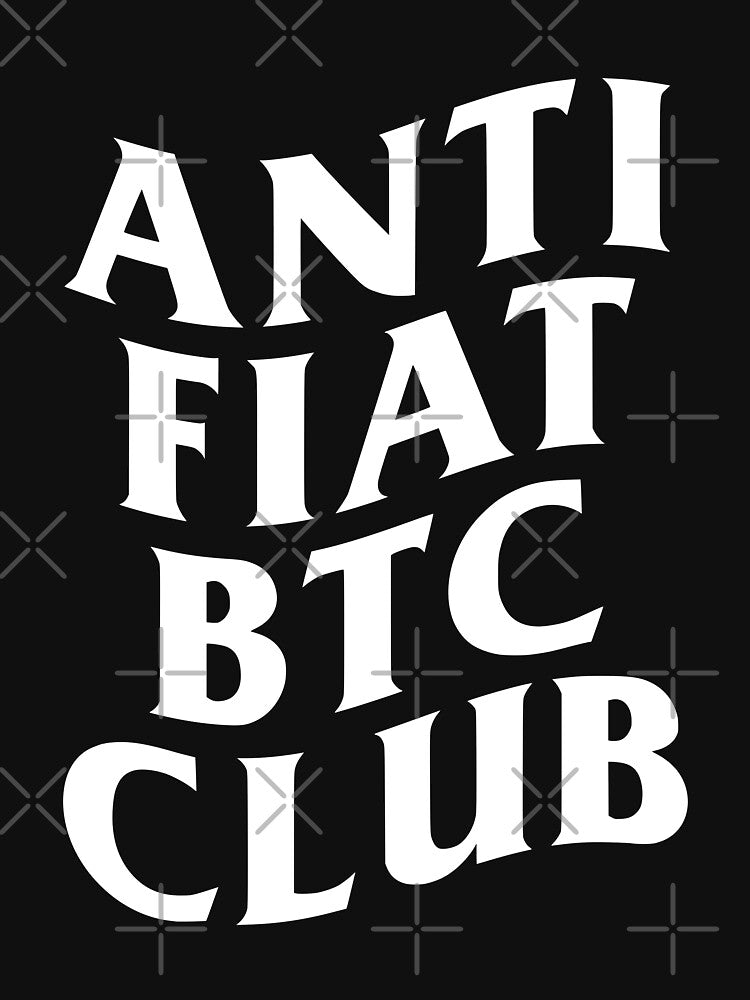 Anti Fiat BTC Club (Black) by Liberancaps