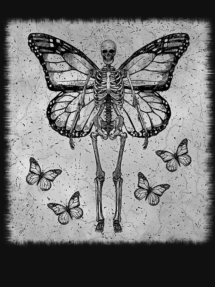 Skeleton Fairy Grunge Fairycore Aesthetic Goth Gothic by admncskaof95